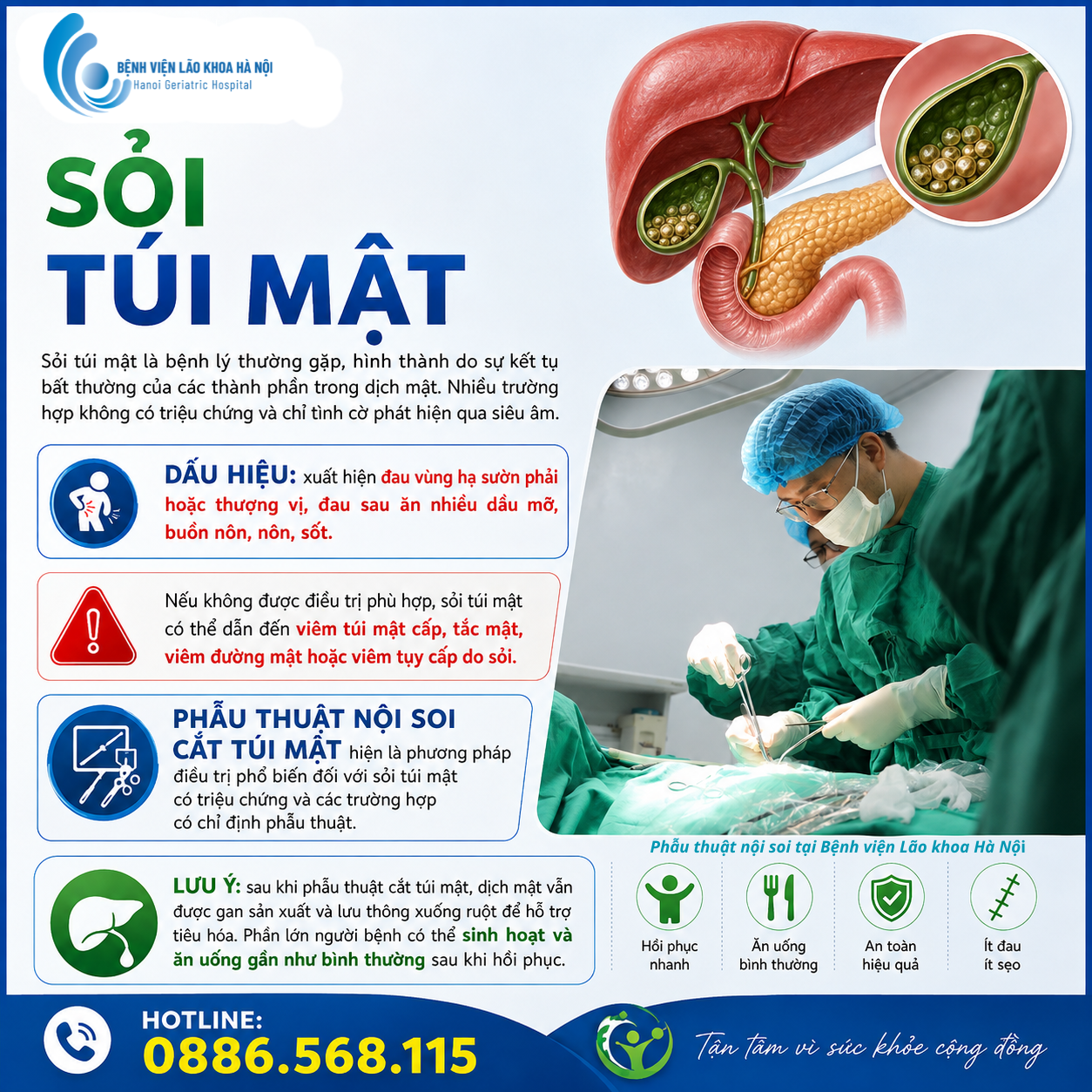 Sỏi túi mật - đừng chủ quan với những cơn đau
