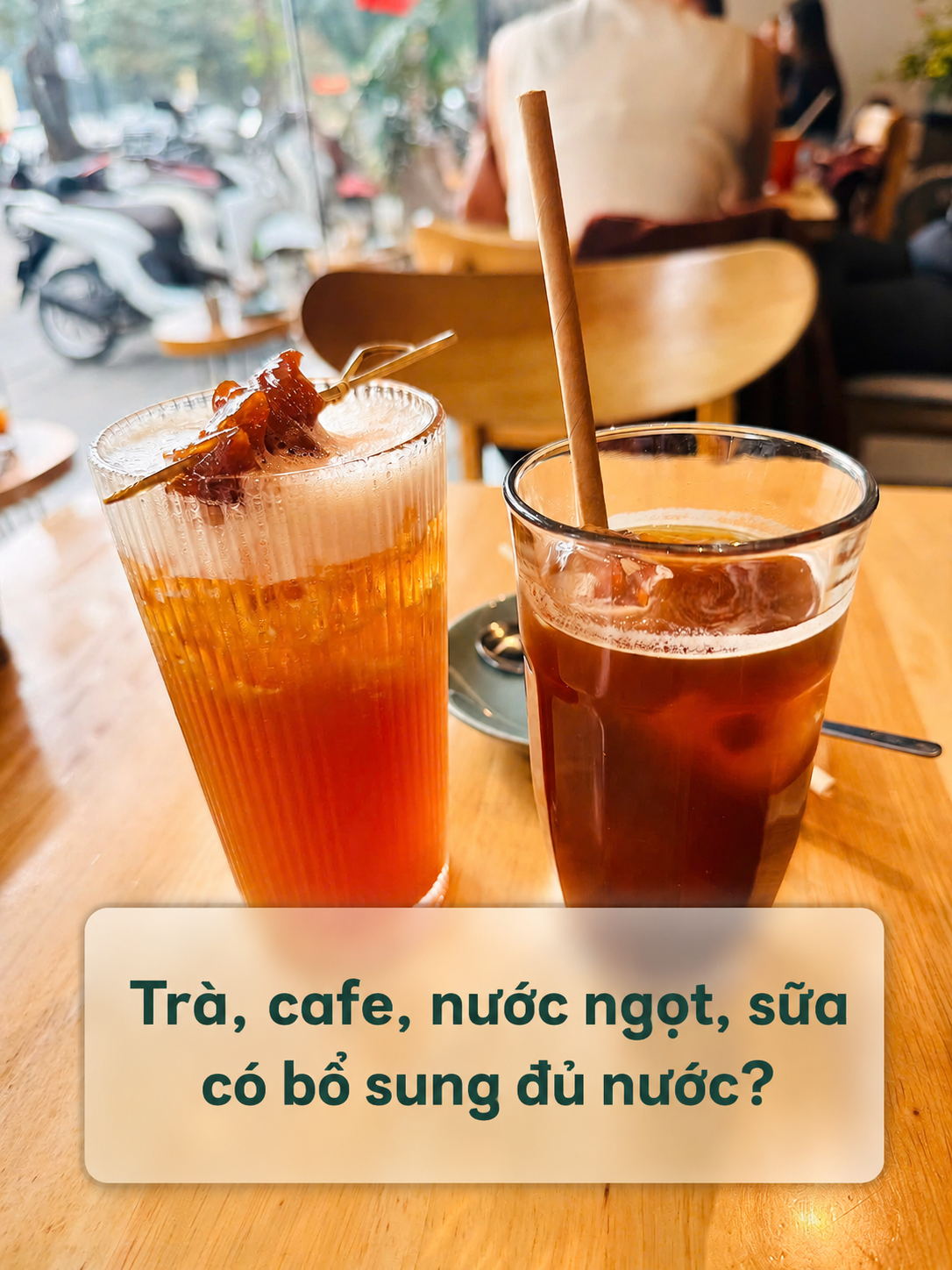 Trà sữa, cà phê, nước ngọt có giúp bổ sung nước không?
